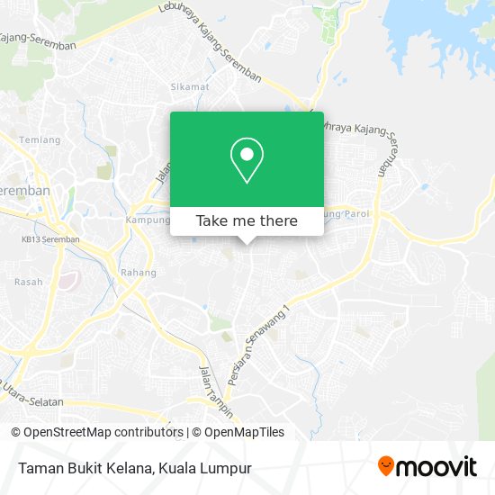 Peta Taman Bukit Kelana