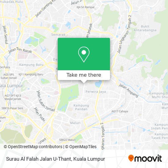 Surau Al Falah Jalan U-Thant map