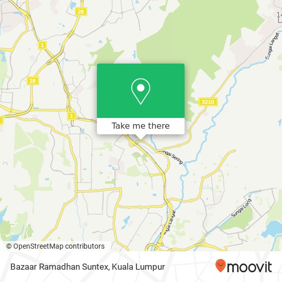 Bazaar Ramadhan Suntex map