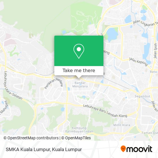 SMKA Kuala Lumpur map