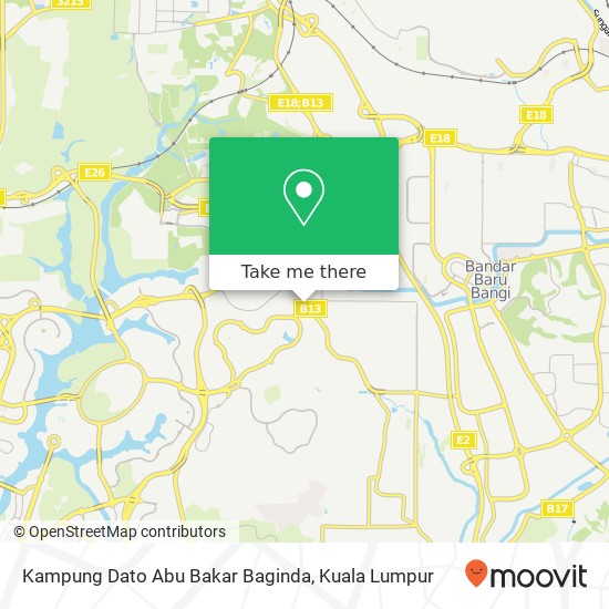 Kampung Dato Abu Bakar Baginda map