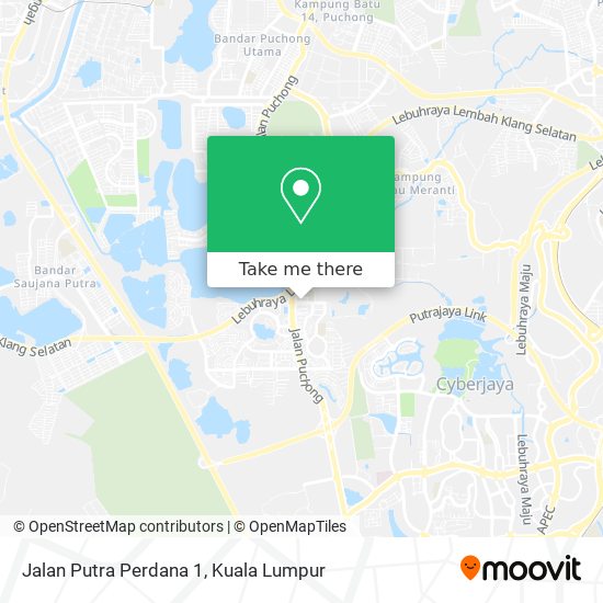 Peta Jalan Putra Perdana 1