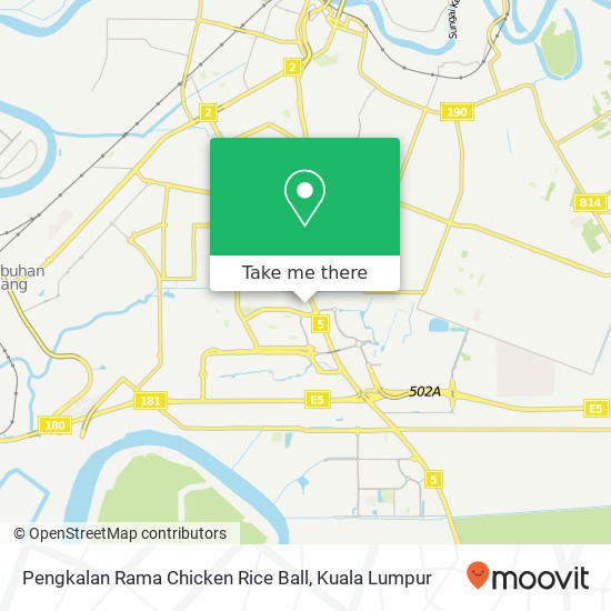 Pengkalan Rama Chicken Rice Ball map