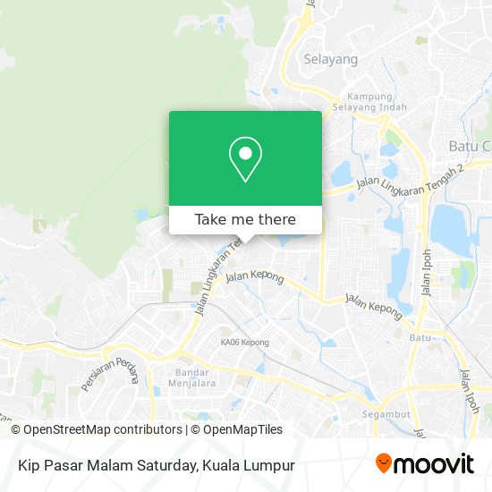 Kip Pasar Malam Saturday map