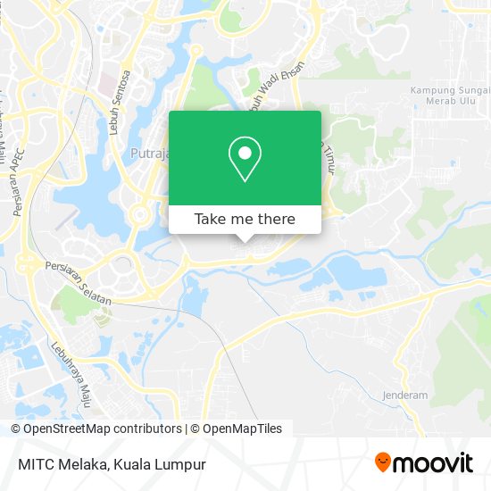 MITC Melaka map