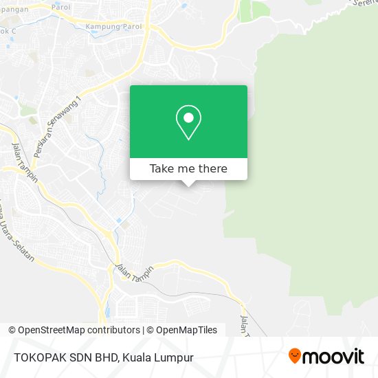 TOKOPAK SDN BHD map