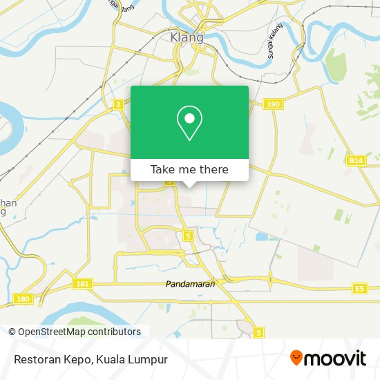 Restoran Kepo map