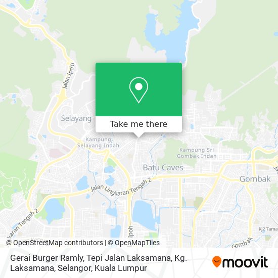 Peta Gerai Burger Ramly, Tepi Jalan Laksamana, Kg. Laksamana, Selangor