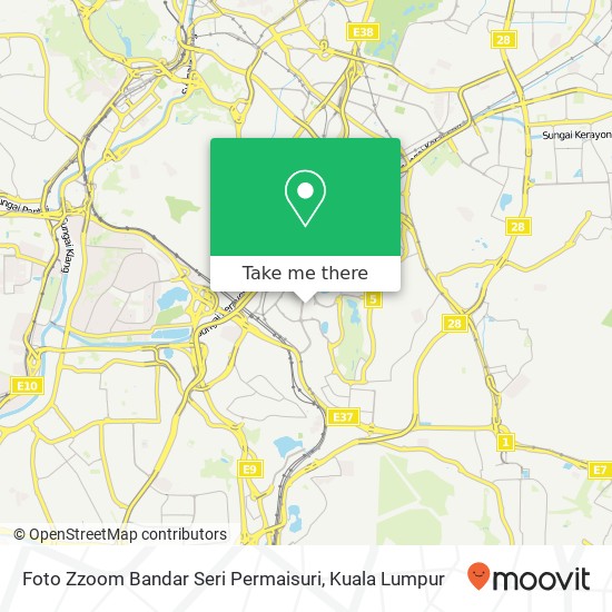 Foto Zzoom Bandar Seri Permaisuri map