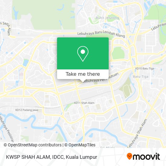 Bagaimana untuk pergi ke KWSP SHAH ALAM, IDCC di Shah Alam 