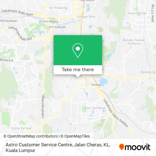 How To Get To Astro Customer Service Centre Jalan Cheras Kl In Seri Kembangan By Bus Train Or Mrt Lrt