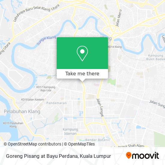 Peta Goreng Pisang at Bayu Perdana