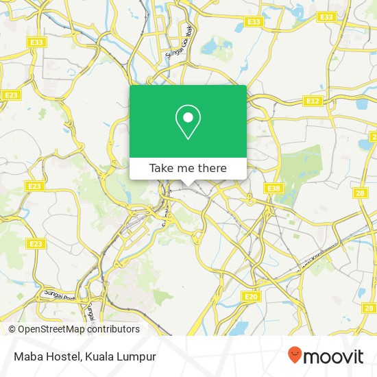 Maba Hostel map