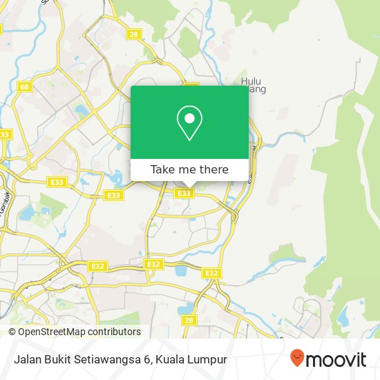 Jalan Bukit Setiawangsa 6 map