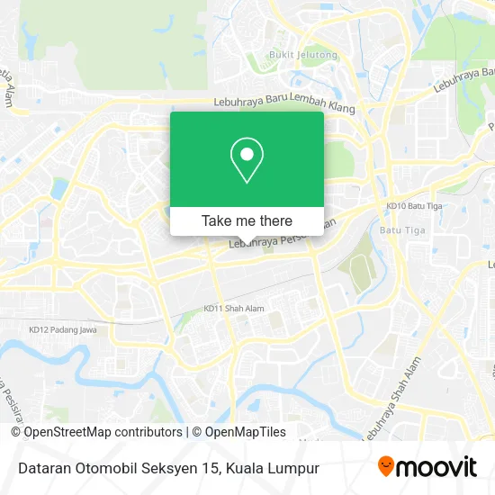 Dataran Otomobil Seksyen 15 map