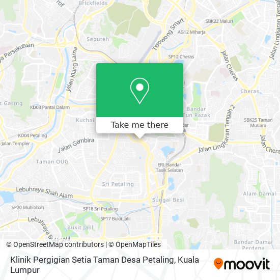 Klinik Pergigian Setia Taman Desa Petaling map