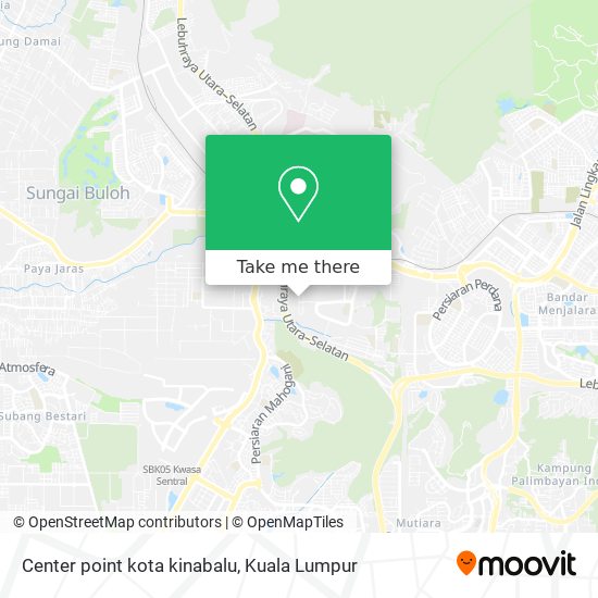 Center point kota kinabalu map