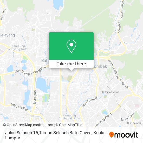 Jalan Selaseh 15,Taman Selaseh,Batu Caves map