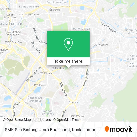 SMK Seri Bintang Utara Bball court map