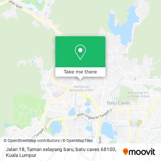 Peta Jalan 18, Taman selayang baru, batu caves 68100