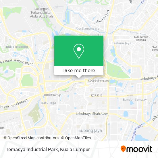 Temasya Industrial Park map