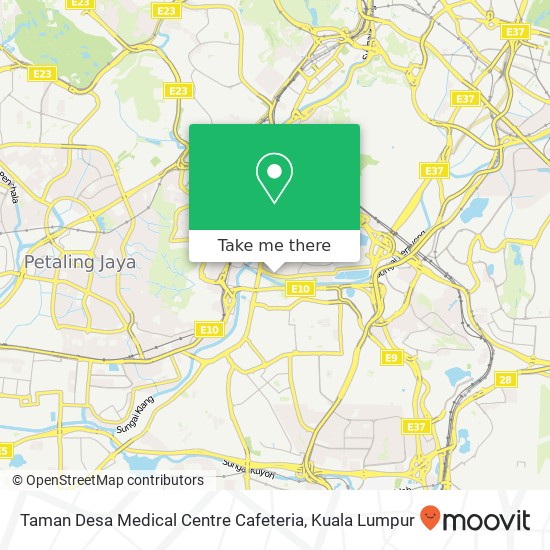 Taman Desa Medical Centre Cafeteria map