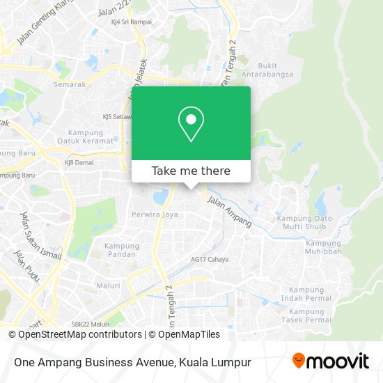Peta One Ampang Business Avenue