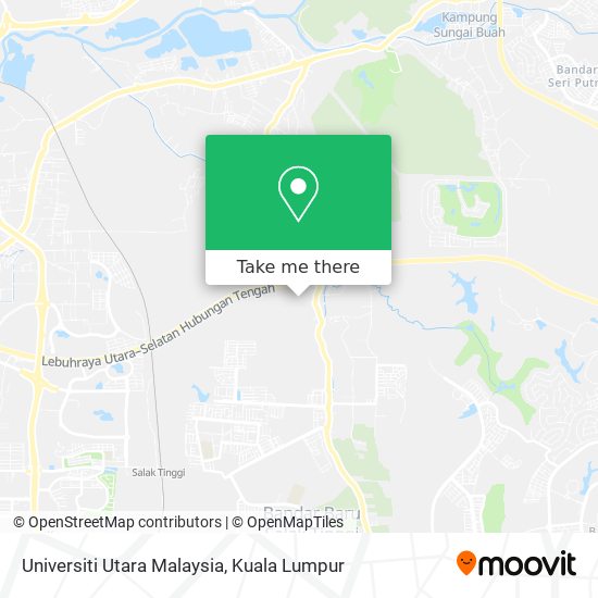 Peta Universiti Utara Malaysia