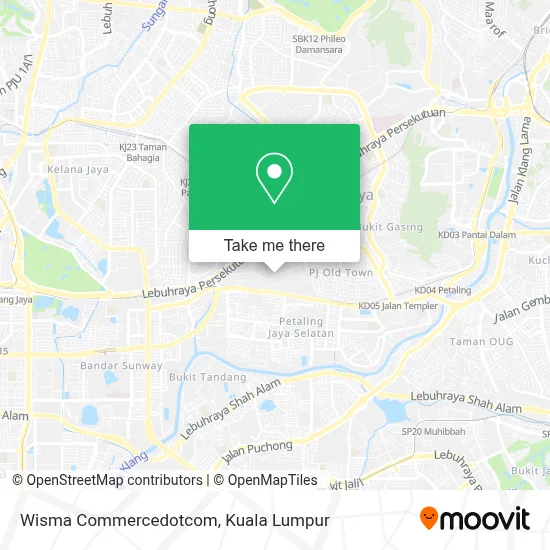 Wisma Commercedotcom map