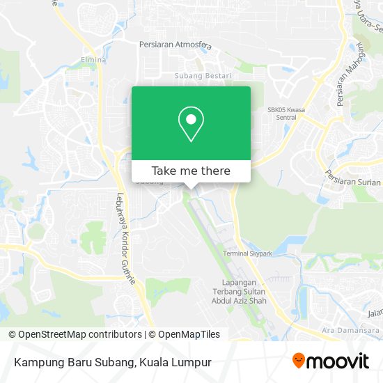 Kampung Baru Subang map