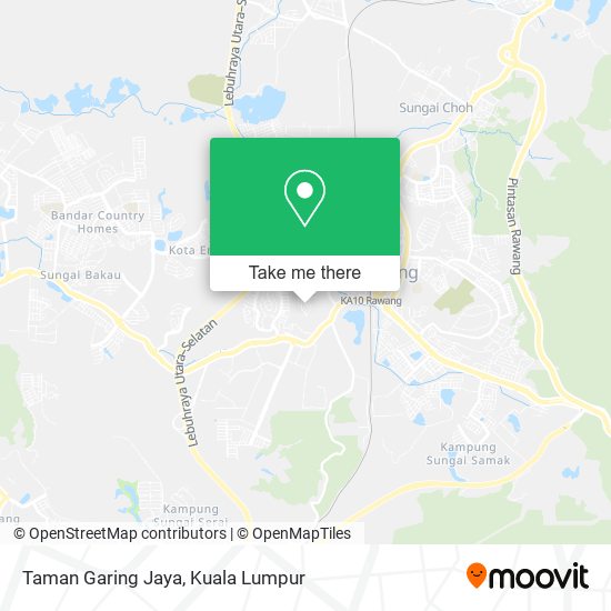 Taman Garing Jaya map