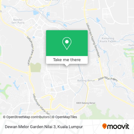 Dewan Melor Garden Nilai 3 map