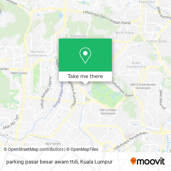 parking pasar besar awam ttdi map