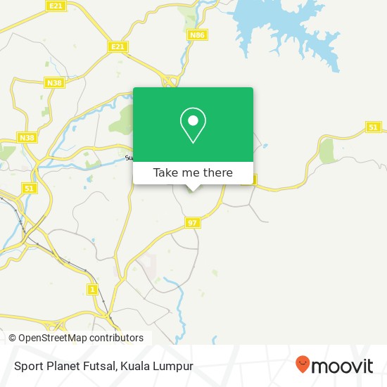 Sport Planet Futsal map