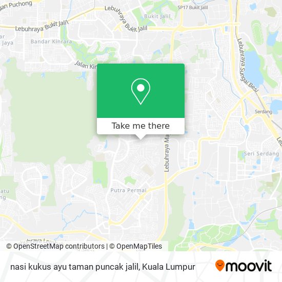 nasi kukus ayu taman puncak jalil map