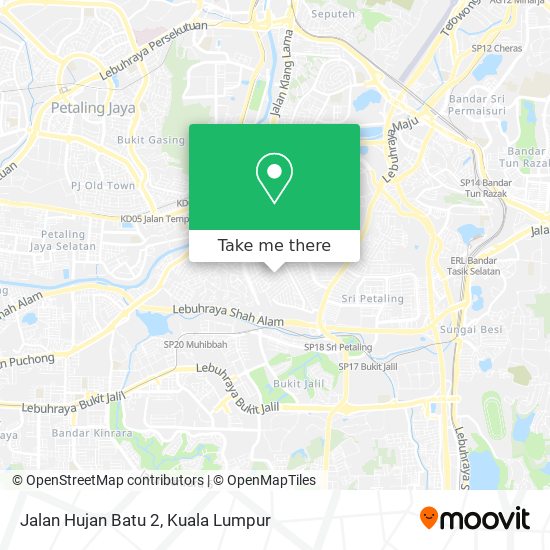 Jalan Hujan Batu 2 map