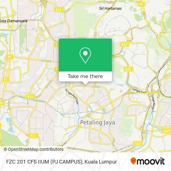 FZC 201 CFS IIUM (PJ CAMPUS) map