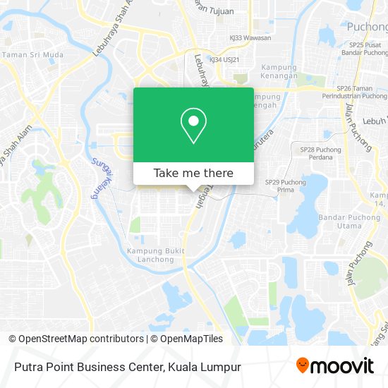 Peta Putra Point Business Center