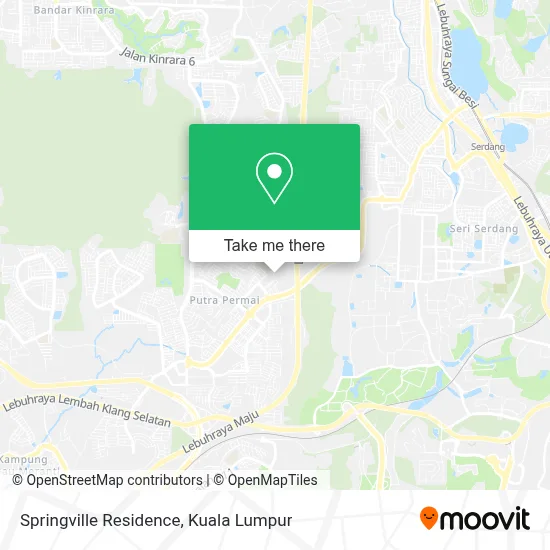 Springville Residence map