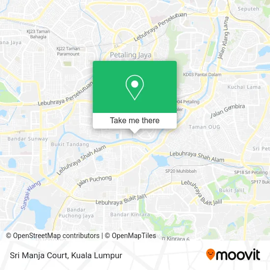 Sri Manja Court map