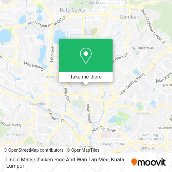 Uncle Mark Chicken Rice And Wan Tan Mee map