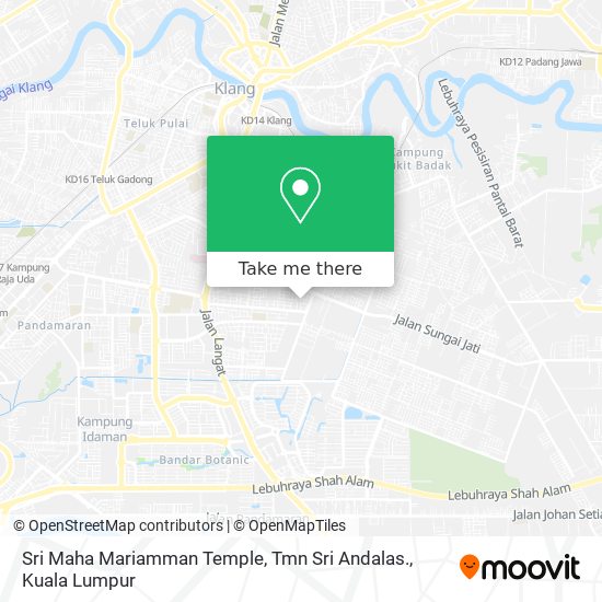 Sri Maha Mariamman Temple, Tmn Sri Andalas. map