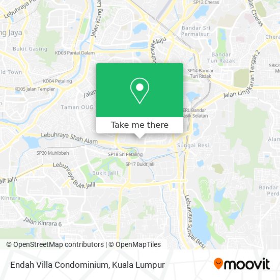 Endah Villa Condominium map