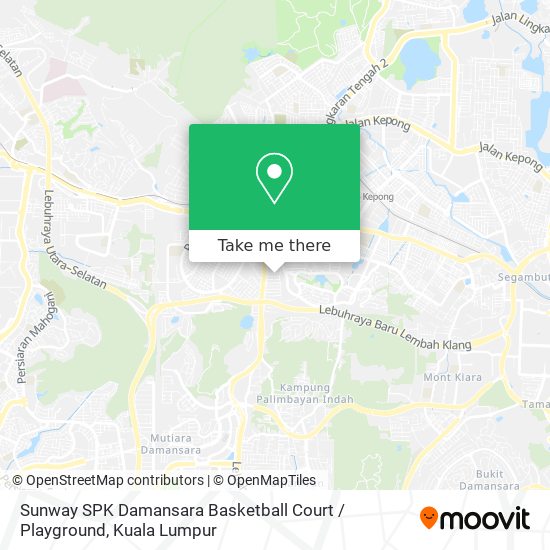 Peta Sunway SPK Damansara Basketball Court / Playground