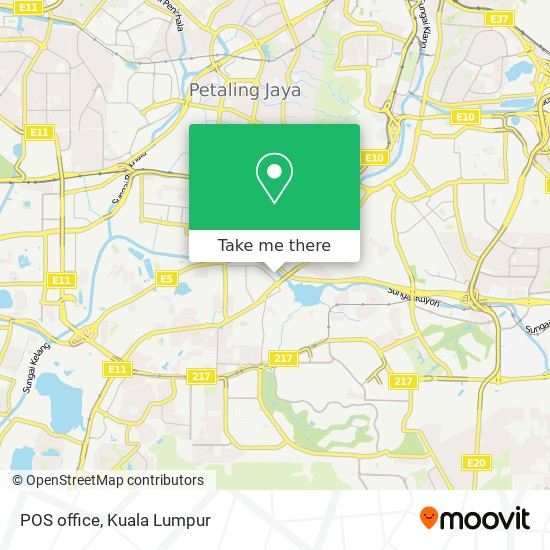 如何坐公交 捷运和轻快铁 火车或单轨火车去kuala Lumpur的pos Office