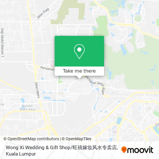 Wong Xi Wedding & Gift Shop / 旺禧嫁妆风水专卖店 map
