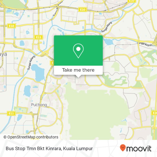 Bus Stop Tmn Bkt Kinrara map