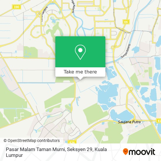 Peta Pasar Malam Taman Murni, Seksyen 29