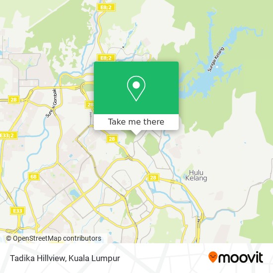 Tadika Hillview map