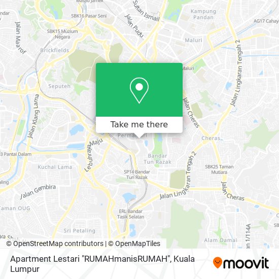 Apartment Lestari "RUMAHmanisRUMAH" map